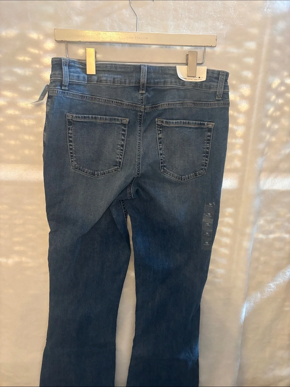 Maurice’s 10 x-long mid rise flare jeans NWT